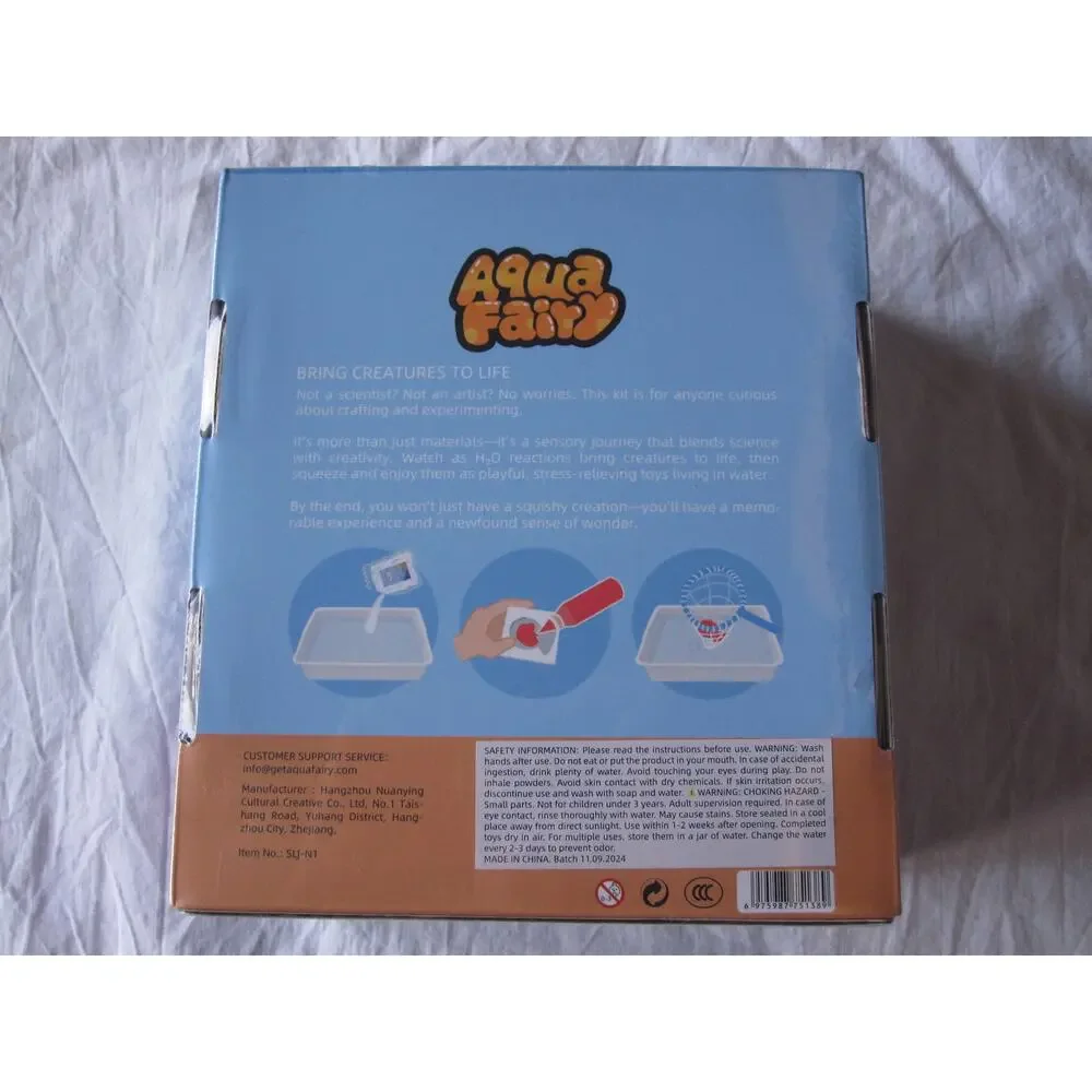 New Aqua Fairy Educational Water Gel Kit Science Fun Non Toxic Creative Sensory!